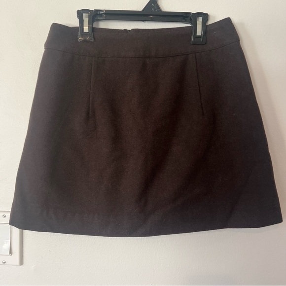 New Teddy Fresh Brown Skirt with Bear Appliqués Women’s Small S Wool Blend - Picture 4 of 8
